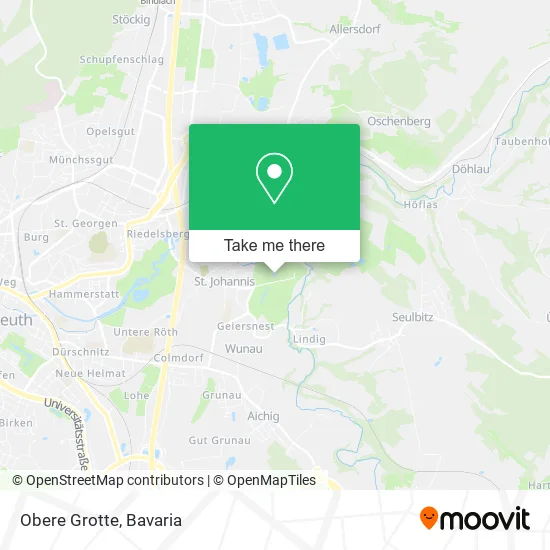 Карта Obere Grotte