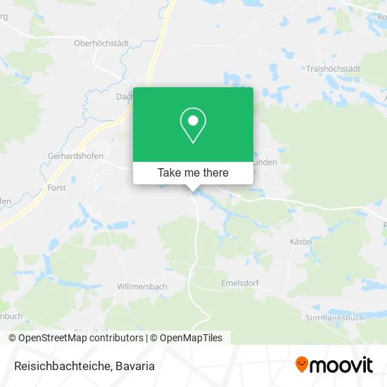 Карта Reisichbachteiche