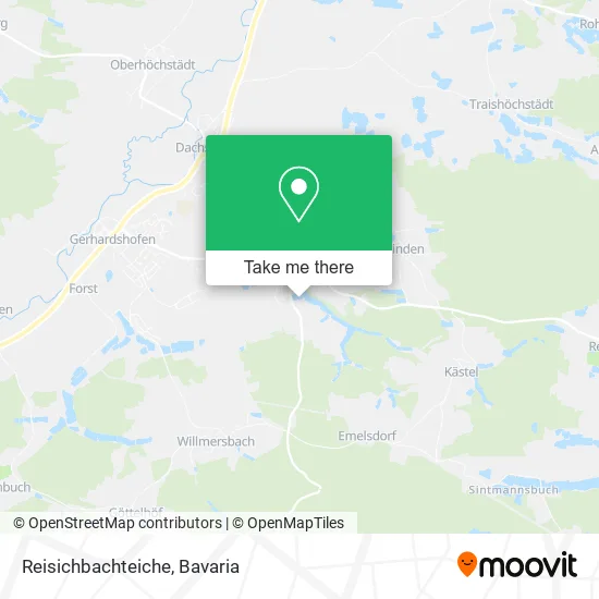 Карта Reisichbachteiche