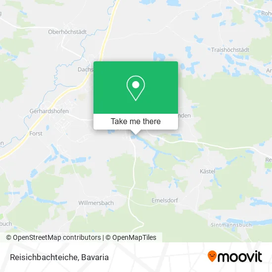 Карта Reisichbachteiche