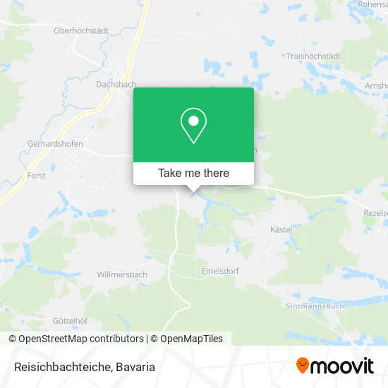 Карта Reisichbachteiche
