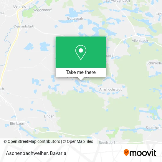 Карта Aschenbachweiher