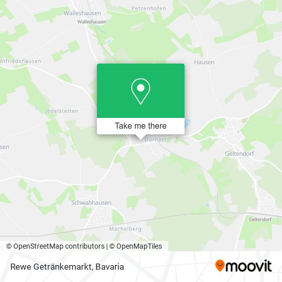 Rewe Getränkemarkt map