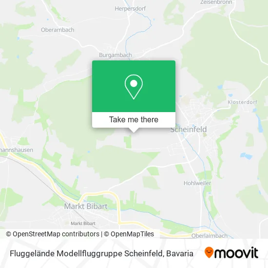 Карта Fluggelände Modellfluggruppe Scheinfeld