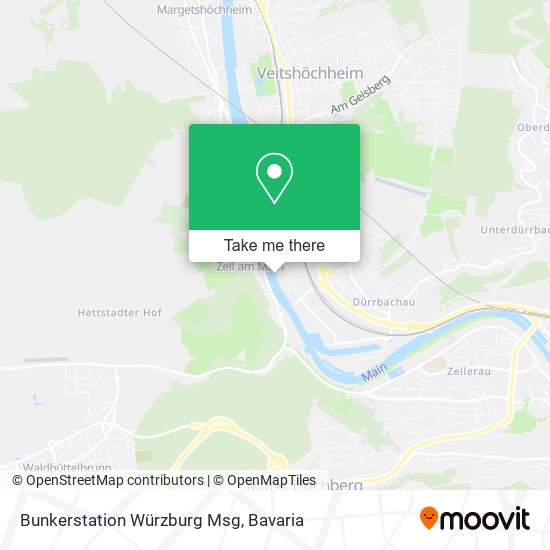 Bunkerstation Würzburg Msg map