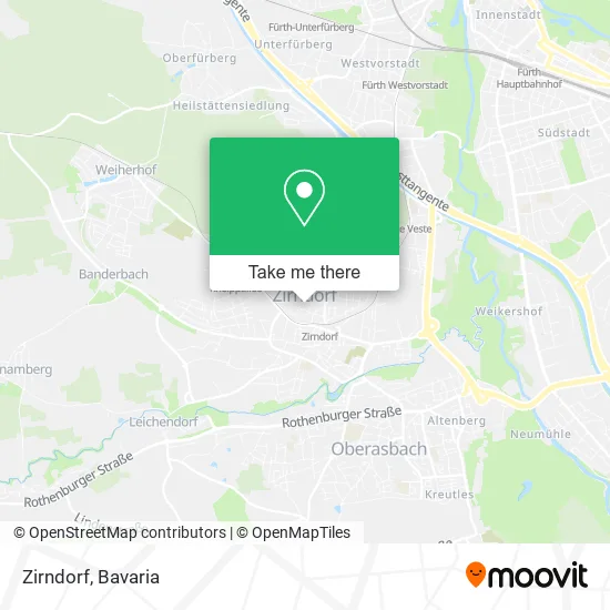 Карта Zirndorf