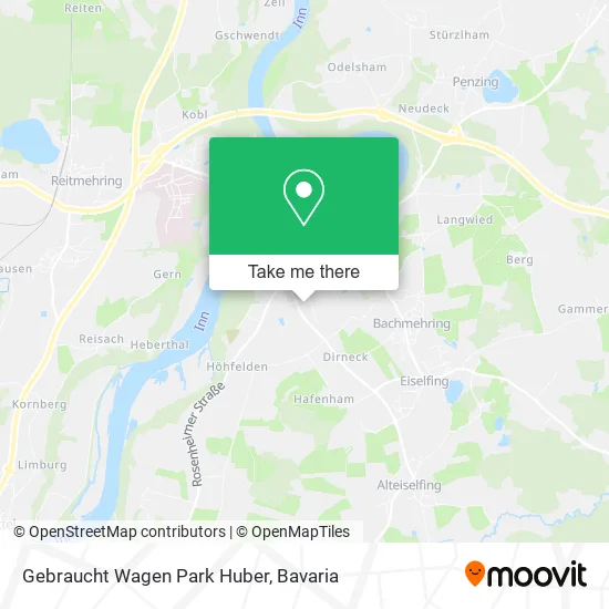 Карта Gebraucht Wagen Park Huber
