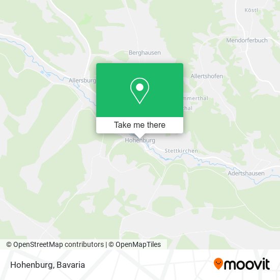 Hohenburg map