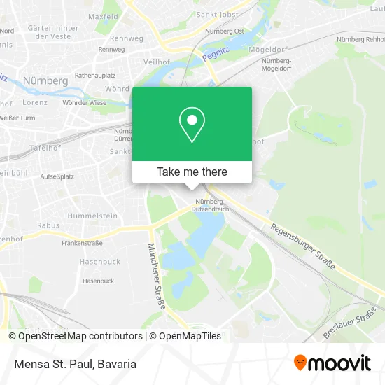 Карта Mensa St. Paul