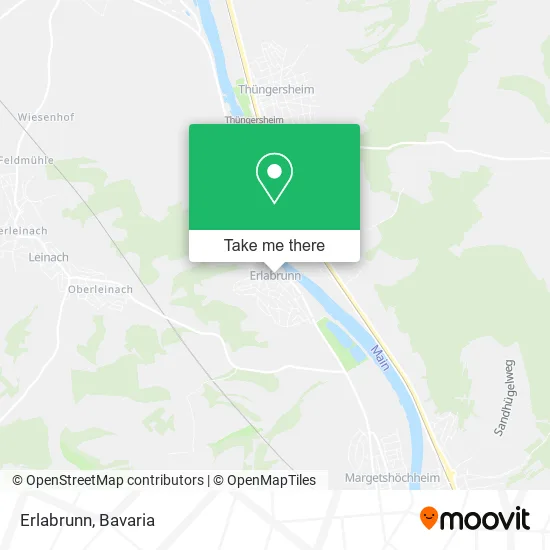Карта Erlabrunn