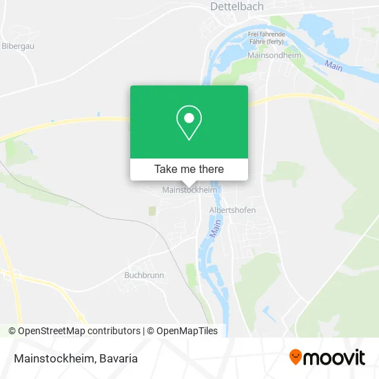 Карта Mainstockheim