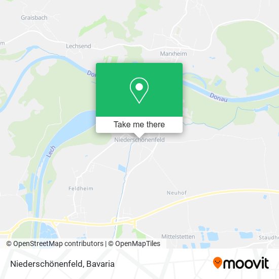 Niederschönenfeld map