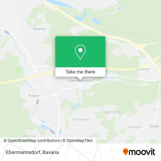 Ebermannsdorf map