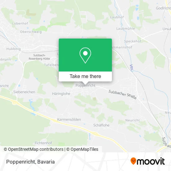 Карта Poppenricht