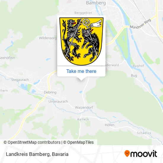Карта Landkreis Bamberg