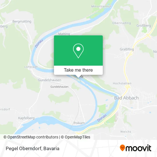 Карта Pegel Oberndorf