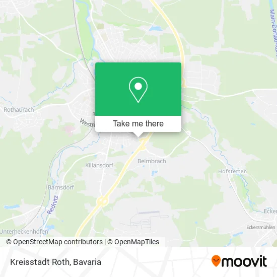 Карта Kreisstadt Roth