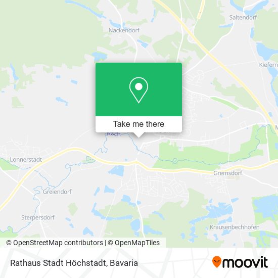 Rathaus Stadt Höchstadt map