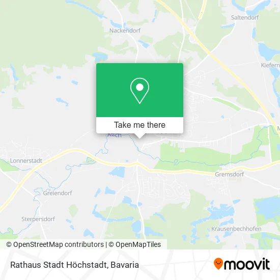 Карта Rathaus Stadt Höchstadt