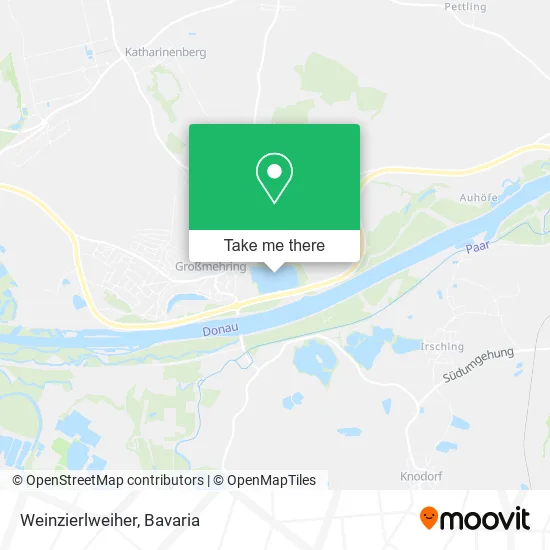 Карта Weinzierlweiher