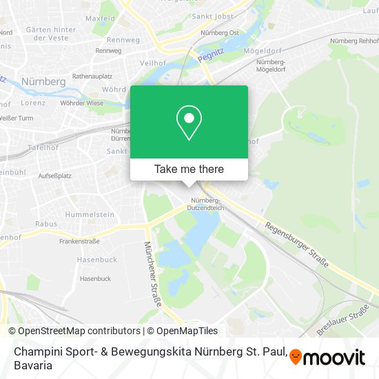 Champini Sport- & Bewegungskita Nürnberg St. Paul map