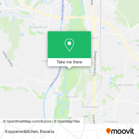 Карта Koppenwäldchen