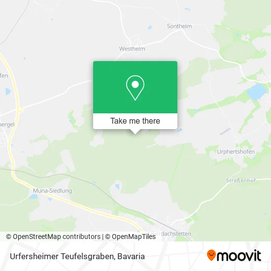 Карта Urfersheimer Teufelsgraben