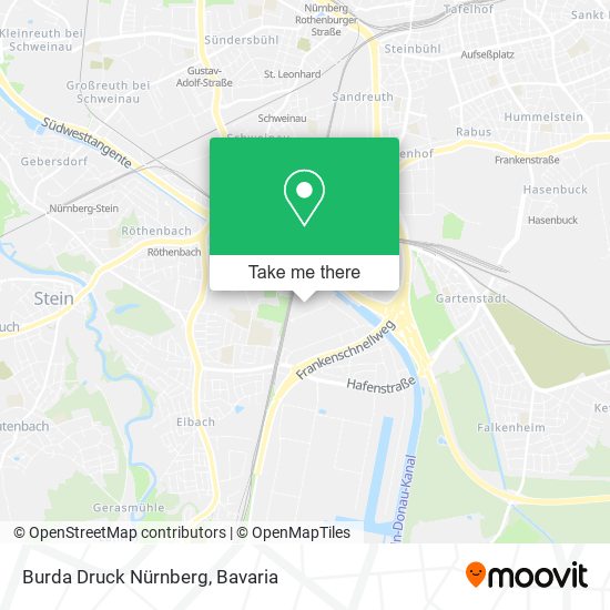 Burda Druck Nürnberg map