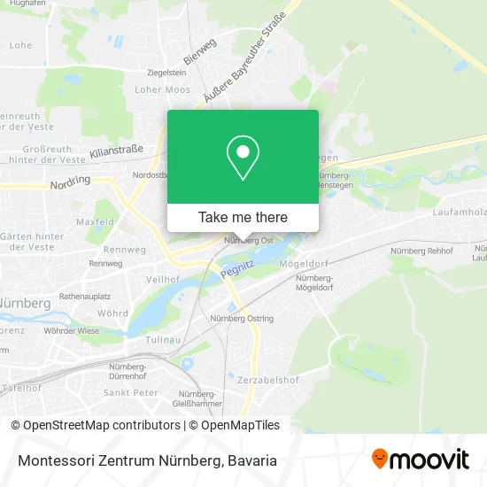 Montessori Zentrum Nürnberg map