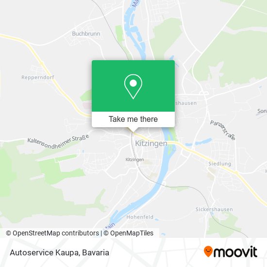 Autoservice Kaupa map