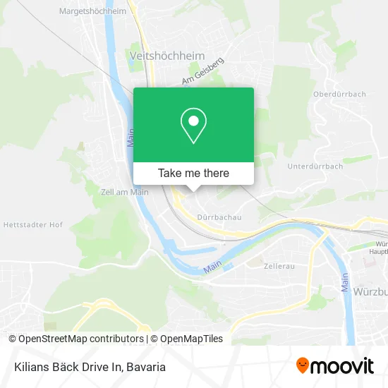 Карта Kilians Bäck Drive In