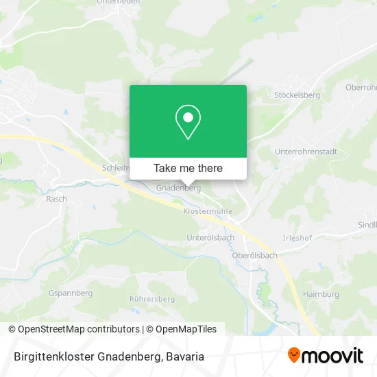 Карта Birgittenkloster Gnadenberg