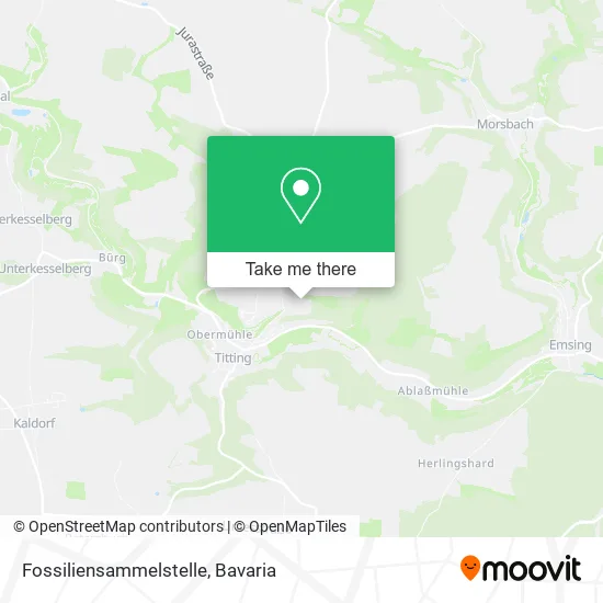 Карта Fossiliensammelstelle