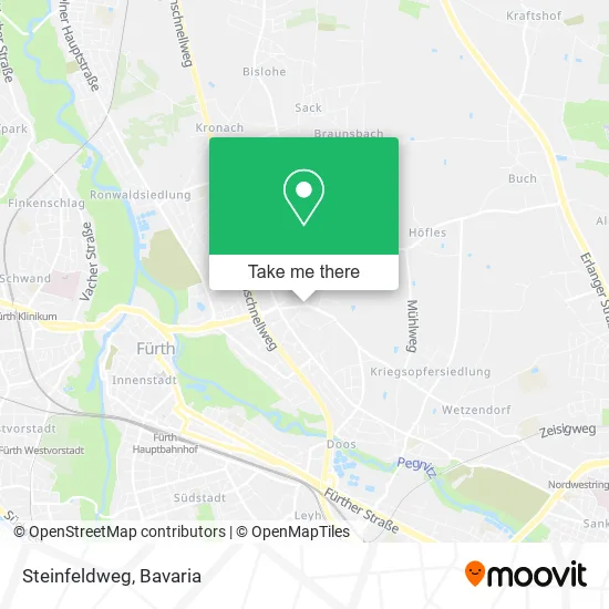 Steinfeldweg map