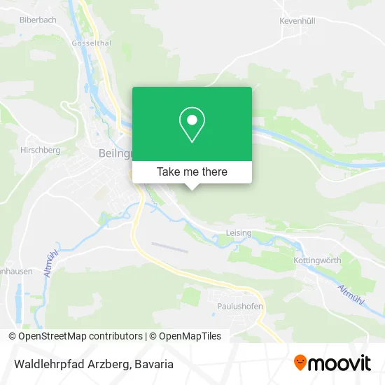 Карта Waldlehrpfad Arzberg