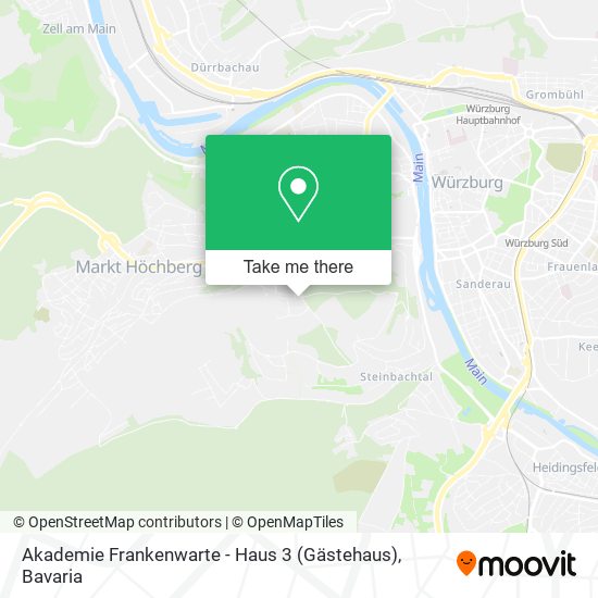 Akademie Frankenwarte - Haus 3 (Gästehaus) map