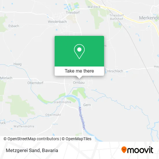 Карта Metzgerei Sand