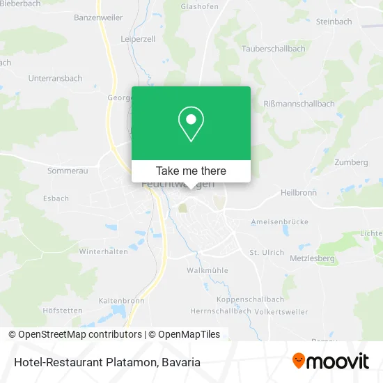 Карта Hotel-Restaurant Platamon