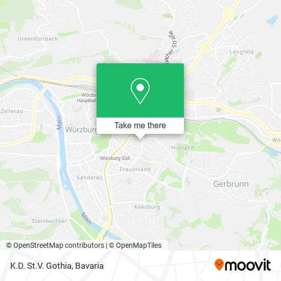 Карта K.D. St.V. Gothia