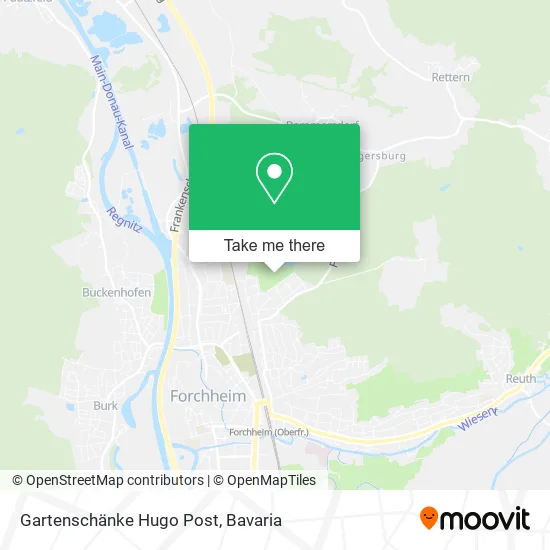 Карта Gartenschänke Hugo Post