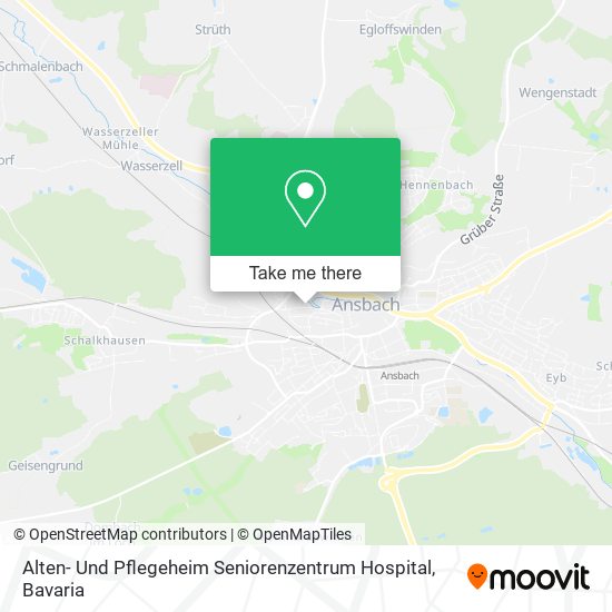 Карта Alten- Und Pflegeheim Seniorenzentrum Hospital