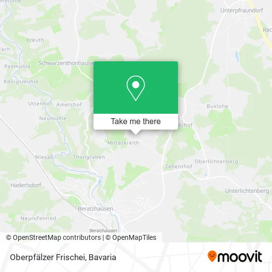 Карта Oberpfälzer Frischei
