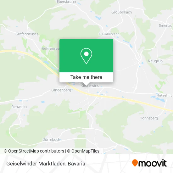 Карта Geiselwinder Marktladen