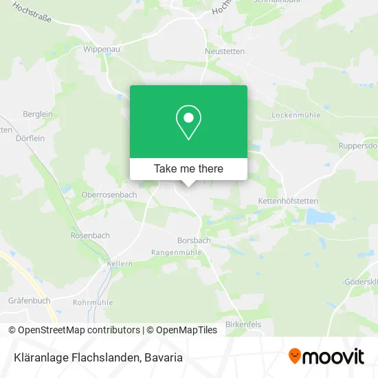 Карта Kläranlage Flachslanden