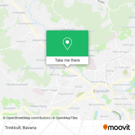 Карта Trinkkult