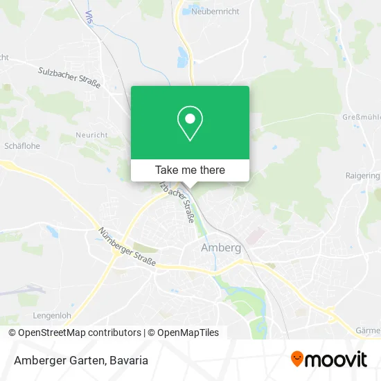 Карта Amberger Garten