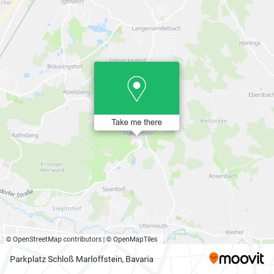 Parkplatz Schloß Marloffstein map