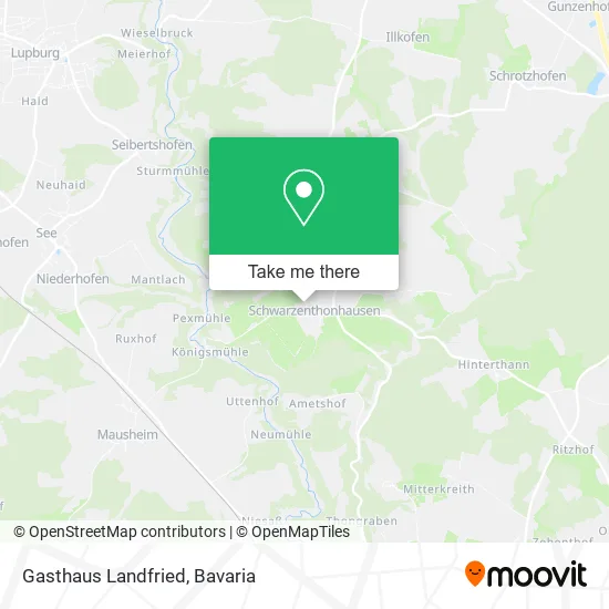 Карта Gasthaus Landfried
