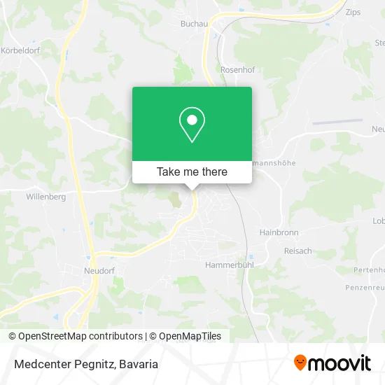 Карта Medcenter Pegnitz