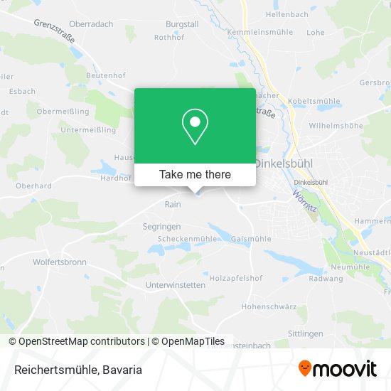 Reichertsmühle map